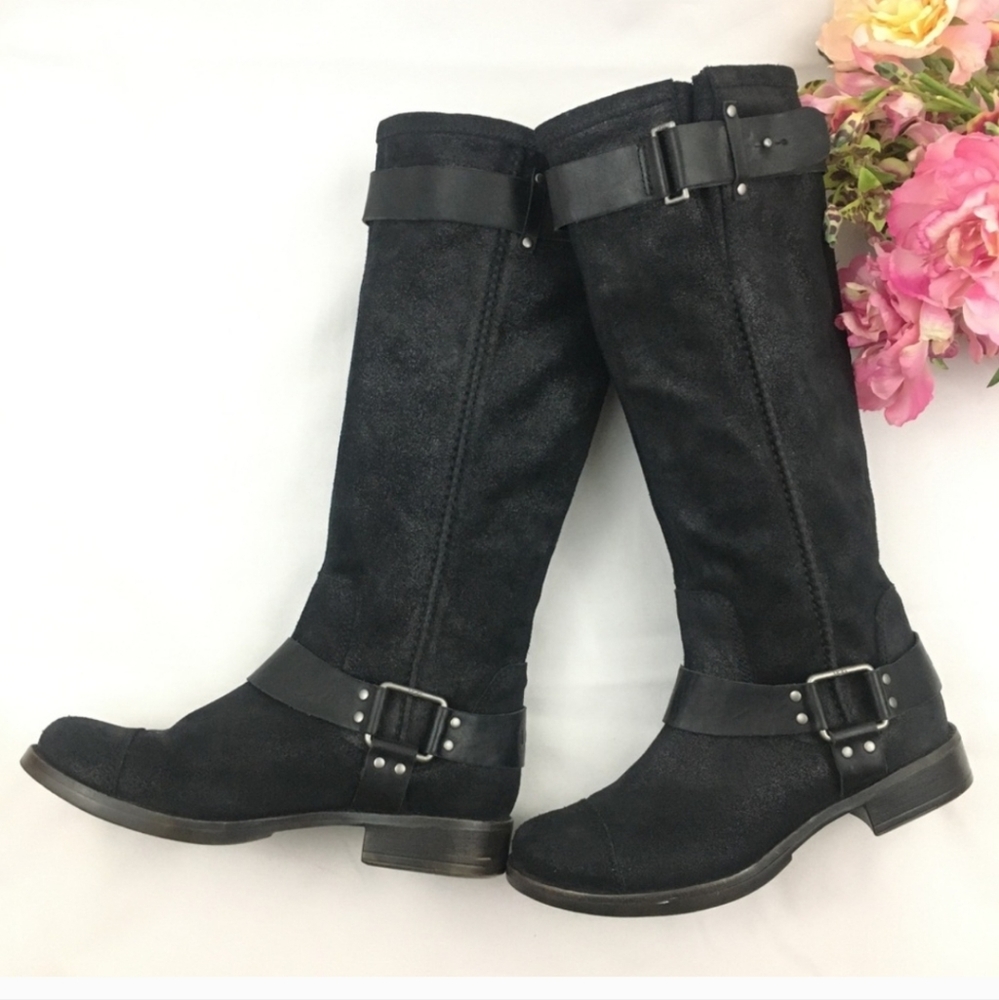 UGG Dree Harness Suede Boots